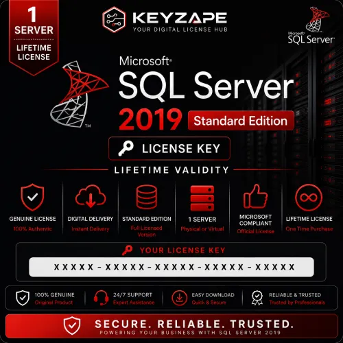 2019 SQL Server Standard Edition License Key