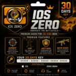 BGMI IOS ZERO 30 DAYS KEY