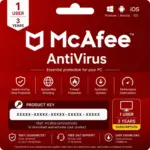 McAfee Antivirus 1 User 3 Years