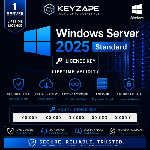 Windows Server 2025 Standard License Key